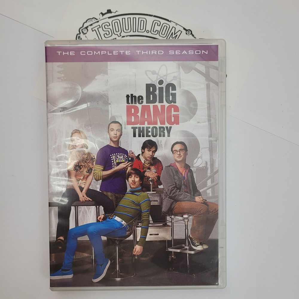 Warner Bros The Big Bang Theory DVD The Complete Third Season Sitcom 3-Disc Set